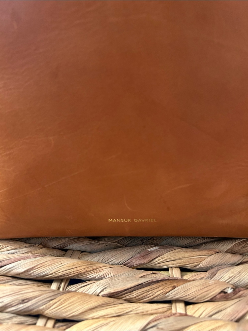 Mansur Gavriel Women’s Leather Bucket Bag in Cognac Brown - Picture 7 of 13